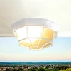 Image de Lampe d'extérieur rustique Plafond blanc E27 Lampe de plafond