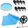 Image de Couverture de piscine Enrouleur mobile 5,7 m réglable pour liner solaire