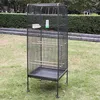Image de Melko - Volière Grande Volière 146cm Cage Pour Animaux Avec Rouleaux Volière D'Intérieur Avec Perchoirs Et Bols D'Alimentation