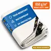 Image de NEMAXX® Bâche de protection 650 g/m² 6x12 m (72 m²) Blanc   imperméable, anti-UV, indéchirable, illets laiton   camion, bois, jardin