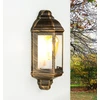 Image de Applique extérieure IP44 E27 cuivre antique verre aluminium Maritim Garten Haus Applique extérieure LIVORNO