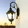 Image de Licht-erlebnisse - Applique D'Extérieur Tybr Au Design Ancien En Forme De Lanterne Dans Le Style Rustique H:46 Cm Étanche Ip44 - Antique