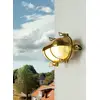 Image de Applique murale en laiton ovale IP64 Style maritime extérieur résistant aux intempéries SKIATHOS lampe extérieure porte d'entrée terrasse