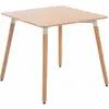 Image de Clp - Table De Cuisine Élégante Avec Protection De Sol Réglable Au Sol Différentes Couleurs Couleur : Naturel
