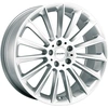Image de Jante Carmani 17 Fritz 9 poucesx21 pouces ET45 5x112 white silver CA170921H345WS compatible avec Audi A6 Q3 Q4