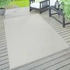 Image de Tapis d'extérieur résistant aux intempéries Jardin & terrasse tissé à plat Uni aspect sisal robuste Taille 60x100 cm