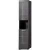 Image de trendteam Armoire haute Amanda Gris mélaminé/gris agave HG.TZ 37 x 190 x 31 cm