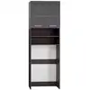 Image de Trendteam - Amandamandobea Armoire De Toilette Avec Miroir Pour Machine À Laver, 2 Portes, 2 Compartiments Ouverts, Gris, Gris Agave Brillant.