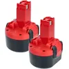 Image de Vhbw - 2x Batterie Remplacement Pour Bosch 2 607 335 524, 2 607 335 539, 2607 335 674, 2607 335 540 Pour Outil Électrique (1500 Mah, Nimh, 9,6 V)