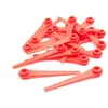 Image de 20x Lames Compatible Avec Gardena Accucut 2417-20, 2417 Taille Gazon - Lames De Rechange, Rouge, Plastique - Vhbw