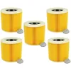 Image de 5x Filtre Plissé Remplacement Pour Kärcher 6.414-789.0, 6.414-789 Pour Aspirateur - Marron - Vhbw