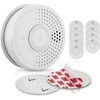 Image de SHD by OneConcept Detecteur de Fumée, 10x Alarme Incendie Détecteur Fumée pour la Maison, Bureaux, Detecteur de Fumee de Cuisine à Capteur Optique avec Fonction Test et Silencieux, Détecteurs de Fumée