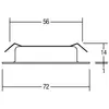Image de Brumberg 38370153, 3 K, 260 lm, indice de protection IP20, finition nickel
