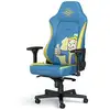 Image de noblechairs NBL-HRO-PU-FVT Siège pour jeu vidéo Siège de jeu sur PC Siège rembourré Bleu, Jaune - Neuf