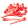Image de Vhbw - 20x Lames Compatible Avec Gardena Easycut Li-18/23r 9823-20, Li-18/23r 9823 Taille Gazon - Lames De Rechange, Rouge, Plastique
