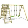Image de Fatmoose - Portique Balançoire Aire De Jeux Jollyjungle Avec Portique Bois Pour Enfants - Pommevert