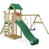Image de Tour de jeux Wickey MultiFlyer Light avec balançoire et toboggan, couleur verte