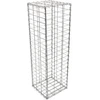 Image de Wiltec Gabion   100 x 50 x 30 cm   Largeur maille 5 x 10 cm   Mur Paroi en pierre, Bordure de jardin, Espalier à Grillage métallique, Clôture, Panier   pour Jardinage, Paysagisme