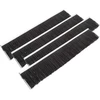 Image de Wiltec Jeu 4x Brosse de rechange 62 cm   pour Balayeur à pelouse 120 cm   pour Balai ramasseur autoporté pour Tondeuse autoportée Tracteur de pelouse Nettoyeur de pelouse