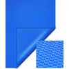 Image de Wiltec Bâche à bulles solaire rectangulaire pour piscine, 5 x 8 m, 140 µ, en PE, couleur bleue, couverture piscine, chauffage piscine