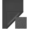 Image de Wiltec Bâche à bulles solaire rectangulaire pour piscine, 4 x 6 m, 140 µ, en PE, couleur noire, couverture piscine, chauffage piscine