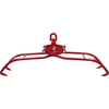 Image de Wiltec Grappin forestier pour troncs   475 x 270 x 1180 mm   Ouverture max. 930 mm   Force max. 1000 kg   Outil pince de levage avec 4 Mandrins de serrage   Griffe Pince forestière pour grumes, débardage