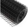 Image de Wiltec Fil de grillage Noir à mailles carrées 12 x 12 mm - 5 m x 50 cm - en Acier galvanisé revêtus par PVC - Rouleau Clôture pour Volière Clapier Jardin Sylviculture Agriculture