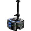 Image de Wiltec - Cuf-3800 Pompe De Fontaine Bassin Et Filtre Avec Unité Uv 11 W - 310 X 350 X 579 Mm - Débit 3600 L/h / Refoulement Max. 2,8 M / 35 W - Pour Piscine Fontaine Jardin