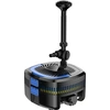 Image de Wiltec CUF-4800 Pompe de fontaine bassin et filtre avec unité UV 11 W - 310 x 350 x 579 mm - débit 4500 l/h / refoulement max. 4 m / 45 W - pour piscine fontaine jardin