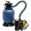 Image de Wiltec Filtre à sable et particules HZS-300   380 W   capacité 21,5 kg   avec Vanne 5 positions   Système de filtration avec Pompe de filtrage pour Piscine Swimmingpool