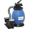 Image de XPOtool Filtre à sable et particules   250 W   capacité 26 l / 20 kg   10 000 l/h   avec Vanne 5 positions et Pompe de filtrage auto-amorçante   Cuve de filtration pour Piscine hors-sol Swimmingpool
