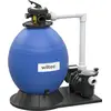 Image de Wiltec Filtre à sable 750W 14L Cuve de filtration Pompe auto-amorçante 20000L/h Piscine hors-sol Pompe Filtre Piscine Terrasse Jardin