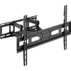 Image de Toboli Support TV mural Écrans 37 à 80 pouces Bras pivotant 120° Inclinable Rotatif Dispositif Support Orientable Meuble