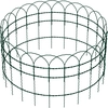 Image de Wiltec Grillage souple Mailles 9x15 cm Hauteur 0,4 m Longueur 25m Acier revêtu de PVC Fil Ø 2mm Clôture Jardin Bordure décorative Délimitation Espace Protection plantes Jardinage Grillage Deco