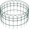 Image de Wiltec Grillage souple Mailles 9x15 cm Hauteur 0,65 m Longueur 25m Acier revêtu de PVC Fil Ø 2mm Clôture Jardin Bordure décorative Délimitation Espace Protection plantes Jardinage Grillage Deco