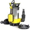 Image de Wiltec Pompe à eau immergée 3 en 1 à aspiration plate 550 W   12500 l/h   Jusqu’à 1 mm   Refoulement max. 7 m, profondeur max. 7 m   Interrupteur à flotteur, Thermorégulateur   Pompe submersible