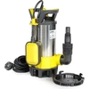 Image de Wiltec Pompe à eau immergée 3 en 1 à aspiration plate 750 W   14000 l/h   Jusqu’à 1 mm   Refoulement max. 8 m, profondeur max. 7 m   Interrupteur à flotteur, Thermorégulateur   Pompe submersible