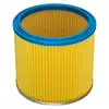 Image de 1x Filtre Plissé Compatible Avec Aqua Vac Synchro 22, 30, 30/a, 40 Ac, 40/a Aspirateur - Bleu / Jaune - Vhbw