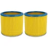 Image de Vhbw 2x Filtre Plissé Compatible Avec Aqua Vac 6201 A 6309 P, 6400 F, 7402 B, 7402 P, 7403 B, 7403 P, 7407 P, 7408 P, 7409 P Aspirateur - Bleu / Jaune