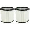 Image de Vhbw 2x Filtre Plissé Compatible Avec Aqua Vac 5000 Plus, 6200 Bulldog, 62005, 63007, 73042, 73007, 73021, 73031, 74038 Aspirateur - Blanc