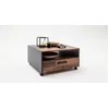 Image de trendteam Salle de séjour Table basse Universal Old Wood NB 70 x 40 x 70 cm