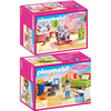 Image de PLAYMOBIL 70209 70210 Dollhouse set de 2 chambres d'adolescents