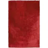 Image de Beliani - Tapis Épais 200 X 300 Cm En Tissu Coton Rouge Doux Au Toucher Pour Chambre Et Salon Moderne