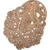 Image de Beliani - Tapis Rond En Jute Tressage Artisanal Rustique Diamiètre Ø 120 Cm Beige Bucak