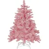 Image de Arbre de Noël artificiel 120 cm rose Farnham Lumarko