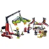Image de 4x PLAYMOBIL Air Stuntshow Station de service Figurines 85er Set Accessoires Enfants Jeu