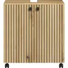 Image de CALICOSY - Meuble sous vasque sur roulettes 2 portes L60 cm - PUREBLISS