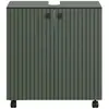 Image de CALICOSY - Meuble sous vasque sur roulettes 2 portes L60 cm - PUREBLISS
