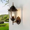 Image de Applique murale extérieure Terrasse Maison IP44 Cuivre E27 Verre Aluminium Rustique Applique murale extérieure