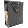 Image de Abri à bois CLP Ruston avec bâche de protection anthracite L